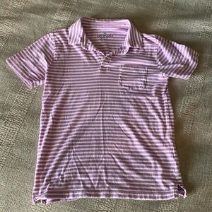 Kids size 10 Crewcuts light purple striped polo in good condition